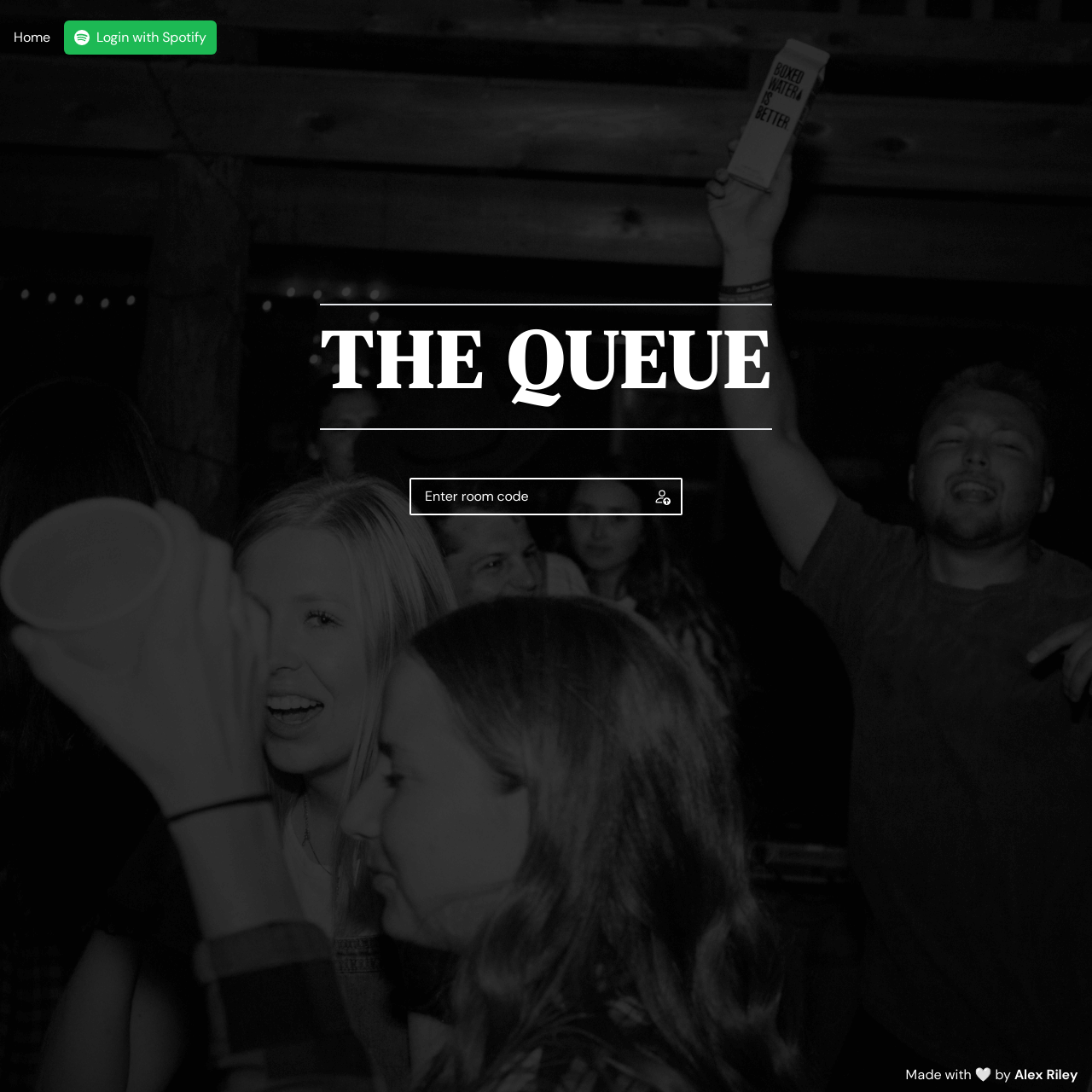 The Queue Web Screenshot